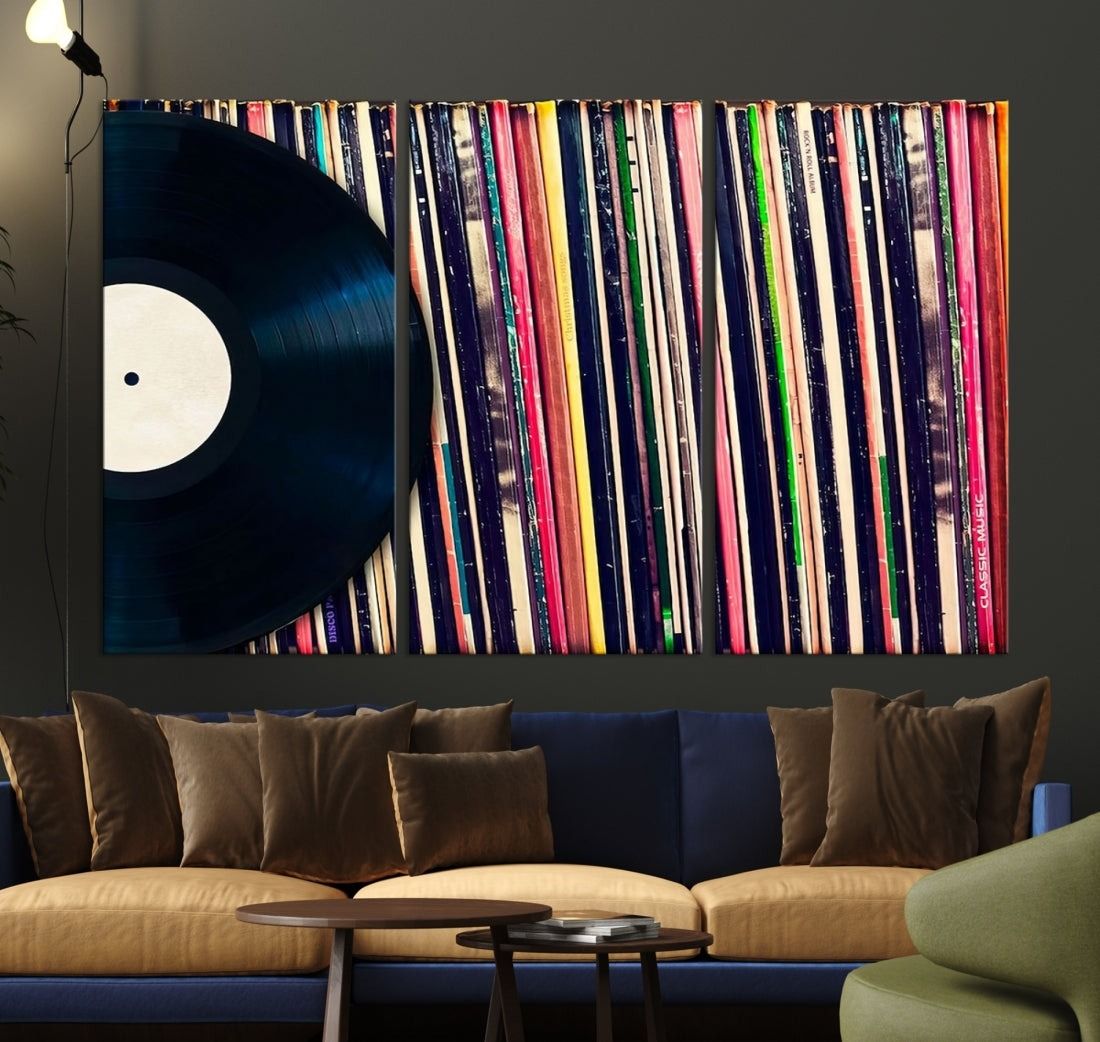 Music Vinyl Record Collection Album Canvas Print thumbnail 6