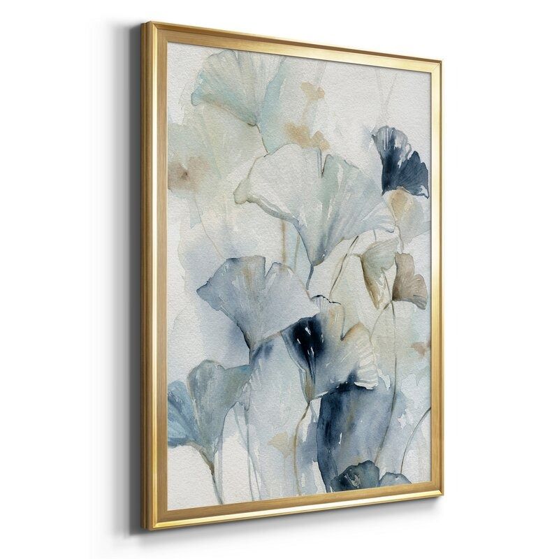 Indigo Ginkgo Painting Print thumbnail 6