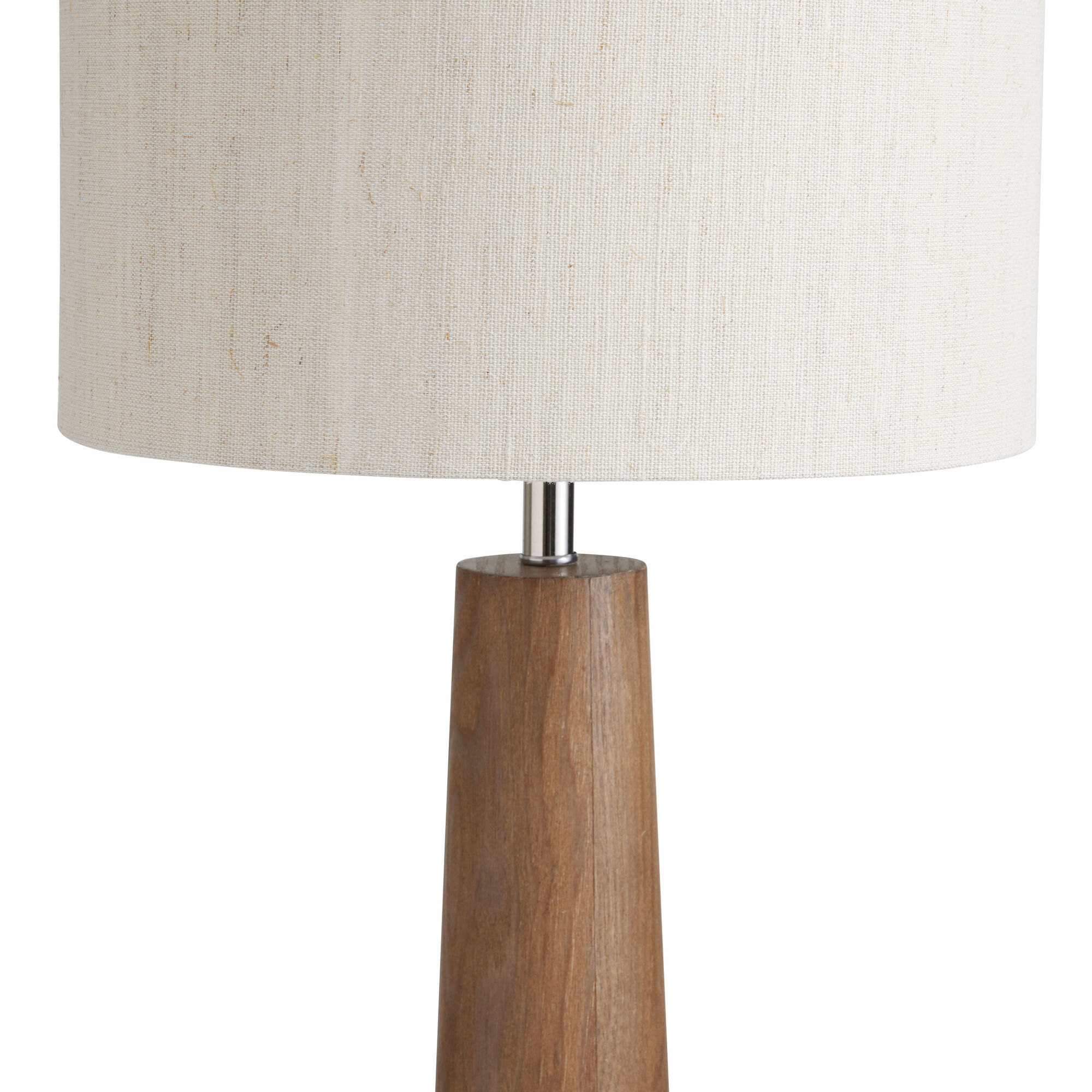 Yarra Faux Wood and Jute Tapered Floor Lamp thumbnail 3
