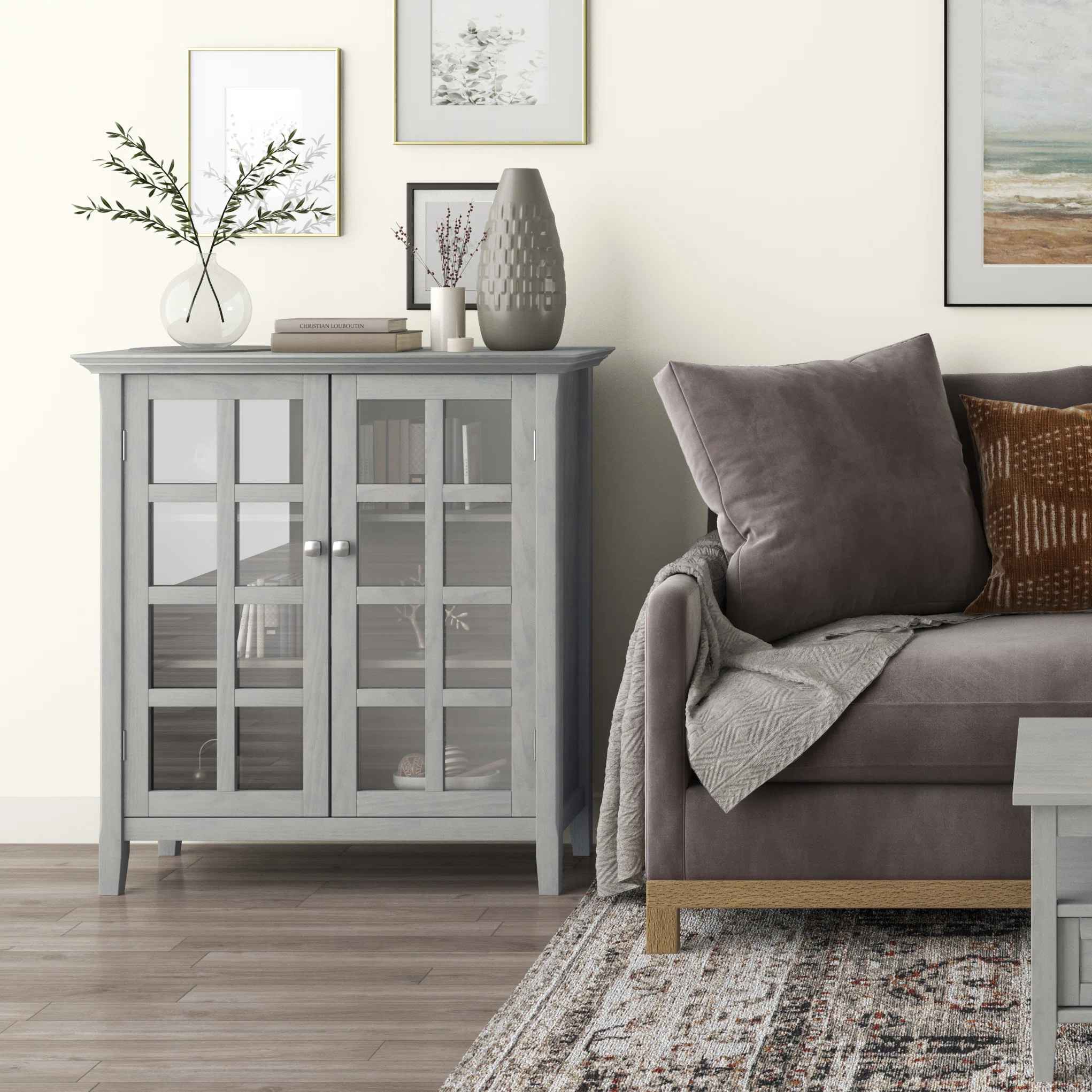 Edgecomb Solid Wood Accent Cabinet thumbnail 2