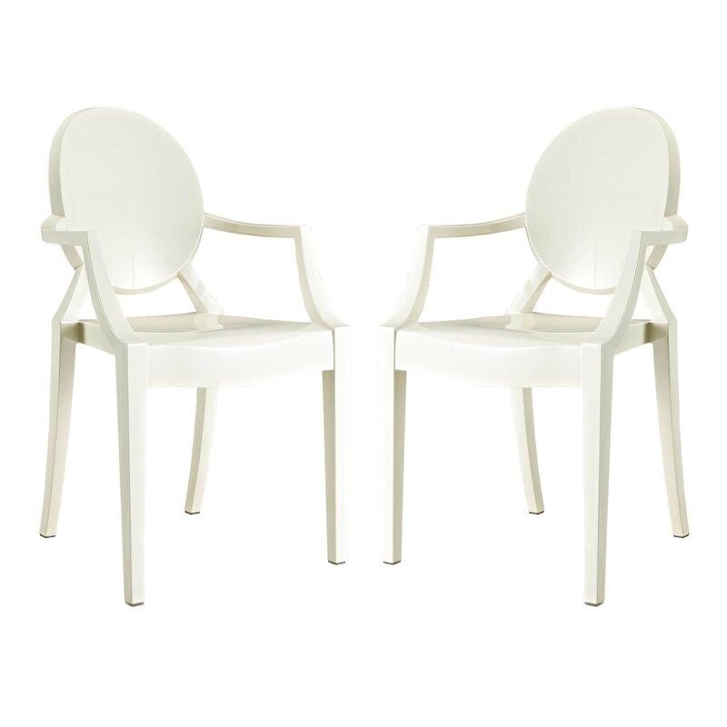 Modway Casper Dining Armchairs Set of 2 thumbnail 3