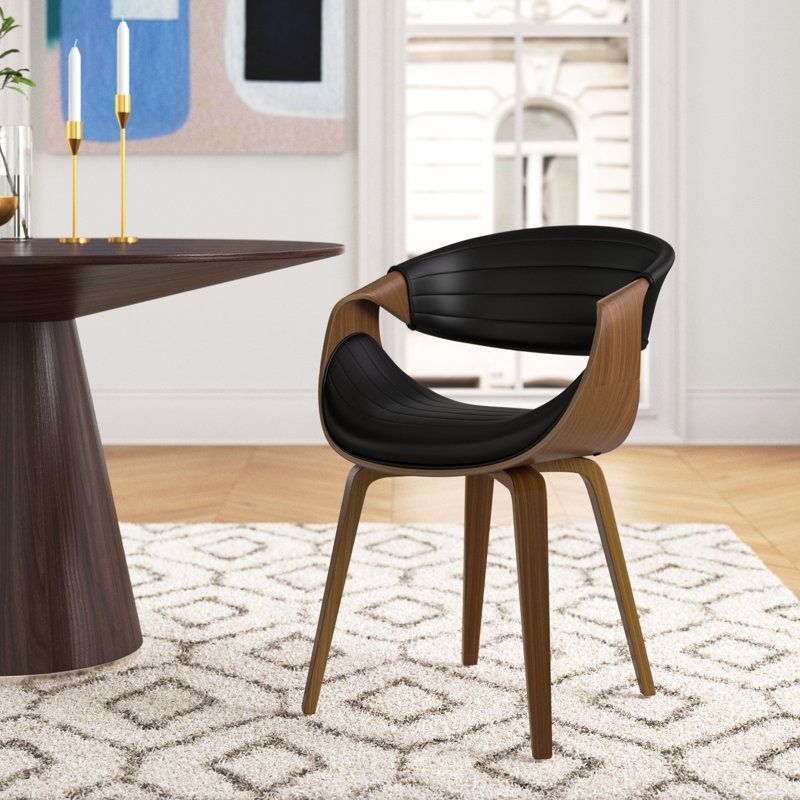 Tejeda Faux Leather Upholstered Armchair thumbnail 2