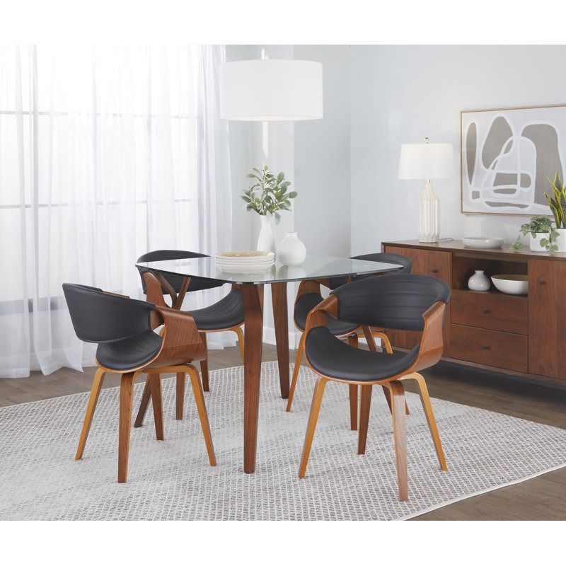 Tejeda Faux Leather Upholstered Armchair thumbnail 9