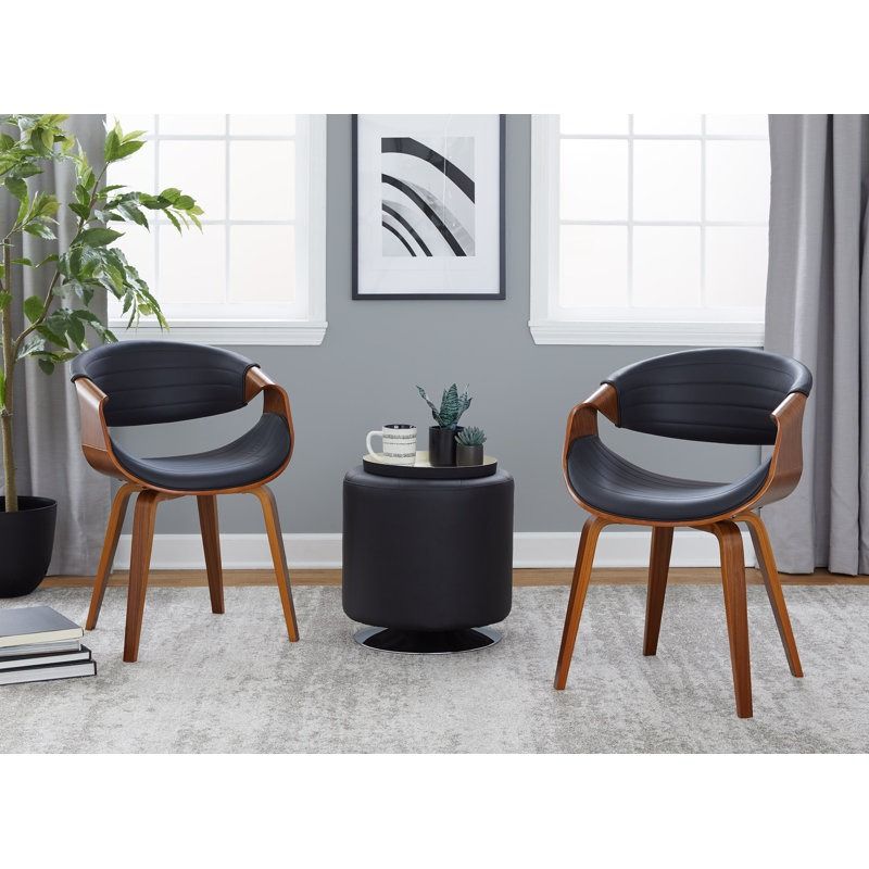 Tejeda Faux Leather Upholstered Armchair thumbnail 10