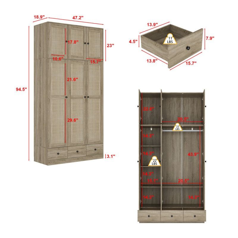 Coleridge Armoire thumbnail 7