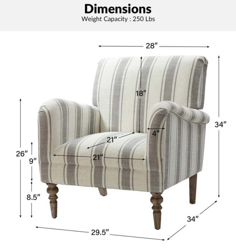Lila Upholstered Armchair-Set of 2 thumbnail 3