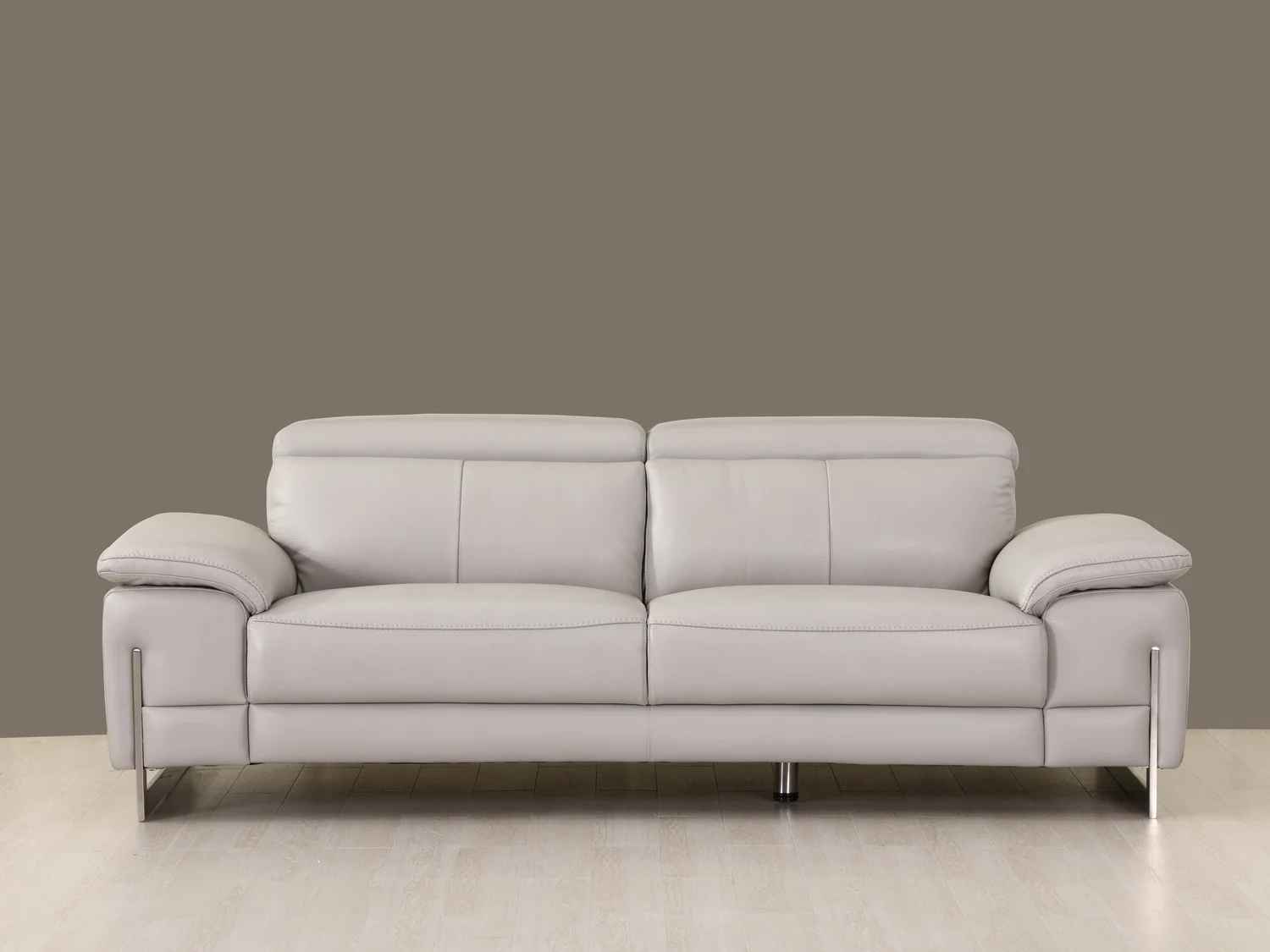 Adellia Faux Leather Sofa thumbnail 3