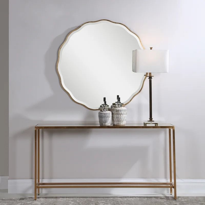 Wilmot Engineered Wood Flat Wall Mirror thumbnail 2