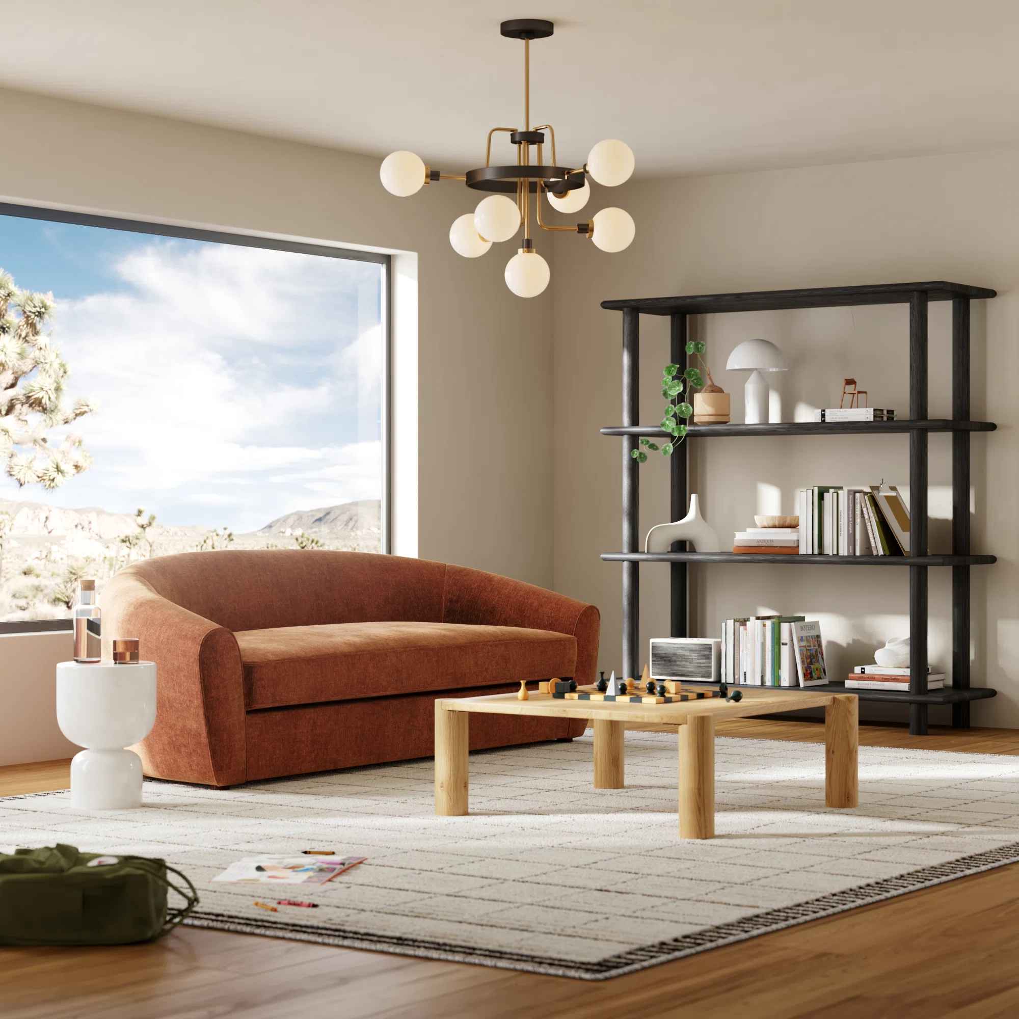 Channing Solid Wood Coffee Table thumbnail 4