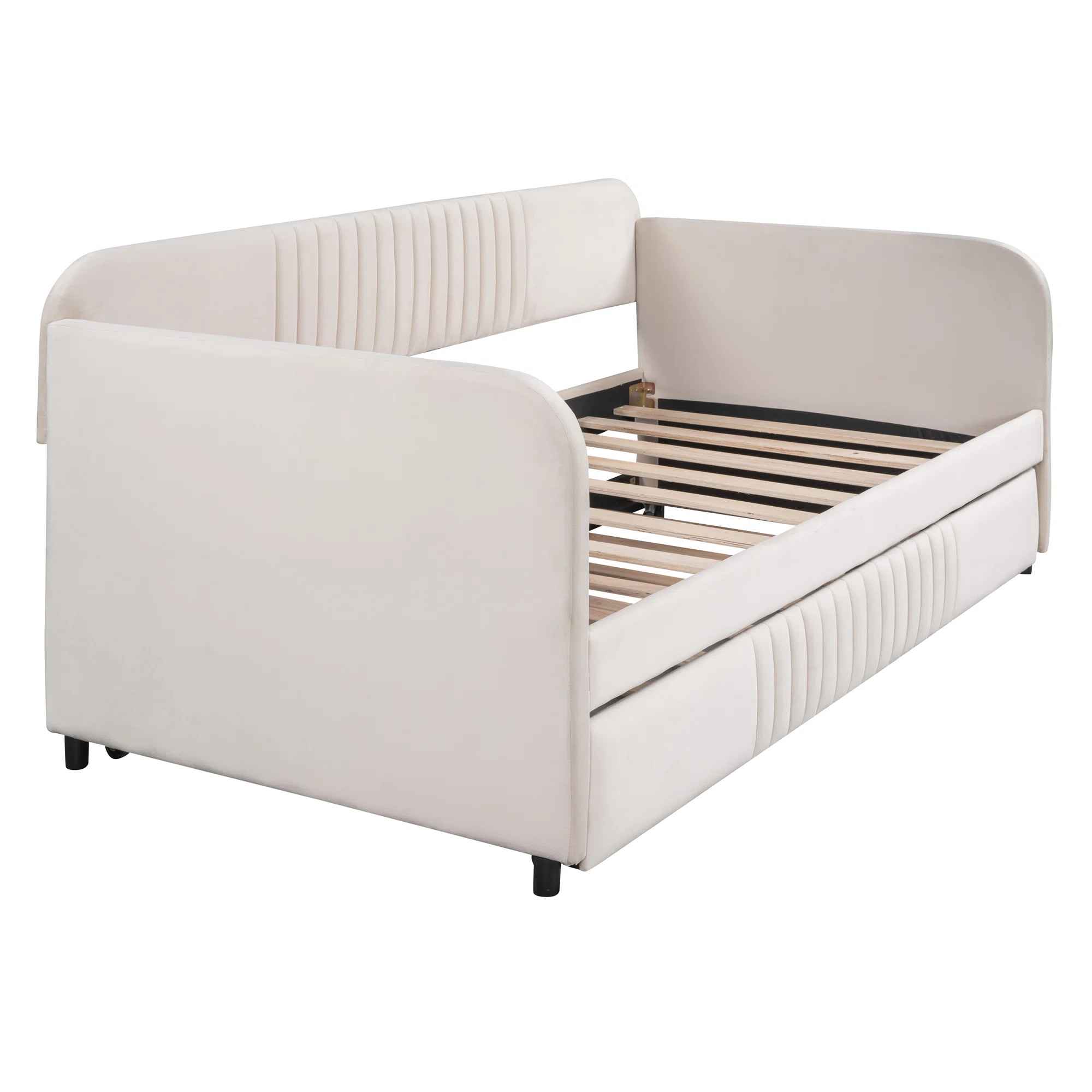 Emeryville Upholstered Daybed with Trundle thumbnail 4
