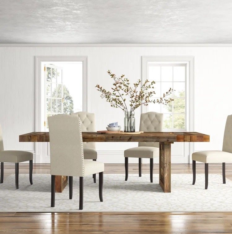 Alfa Solid Wood Dining Table thumbnail 2