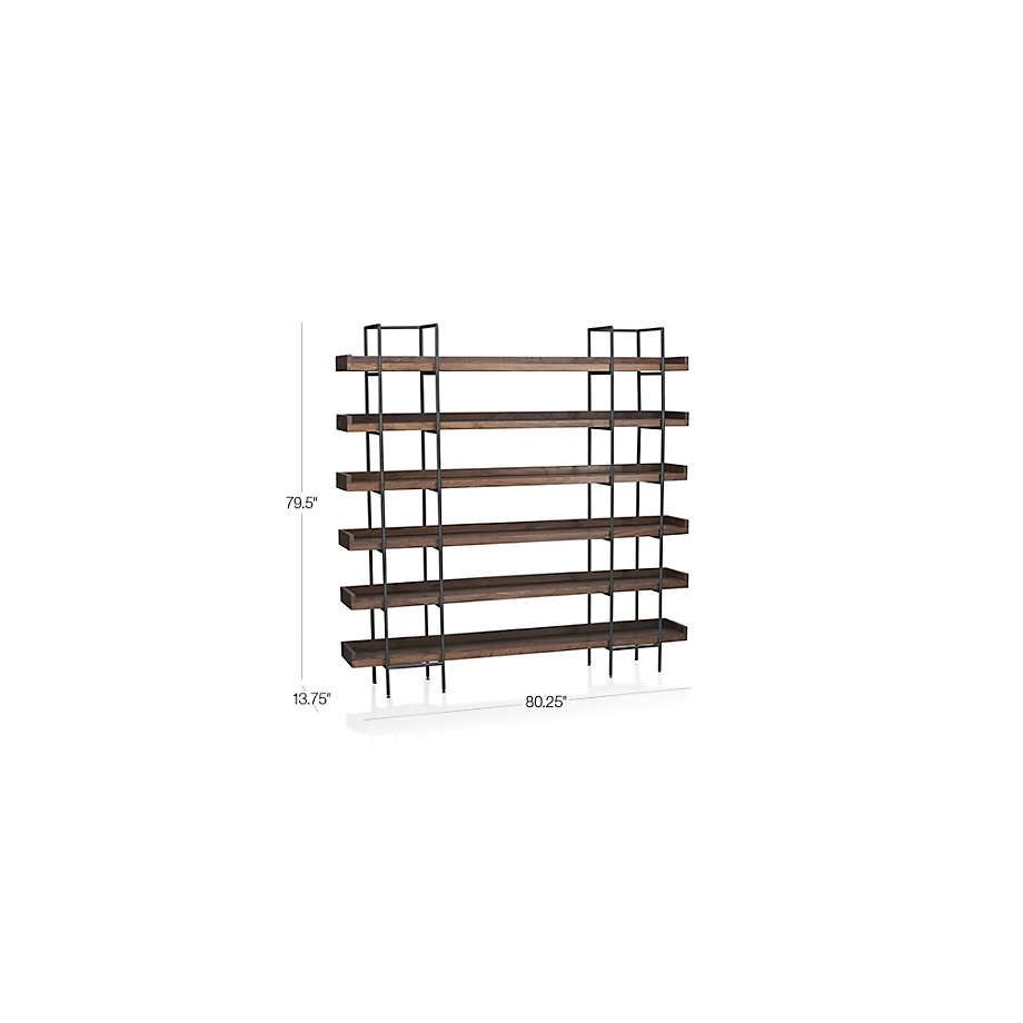 Beckett 6-High Shelf Sable thumbnail 3