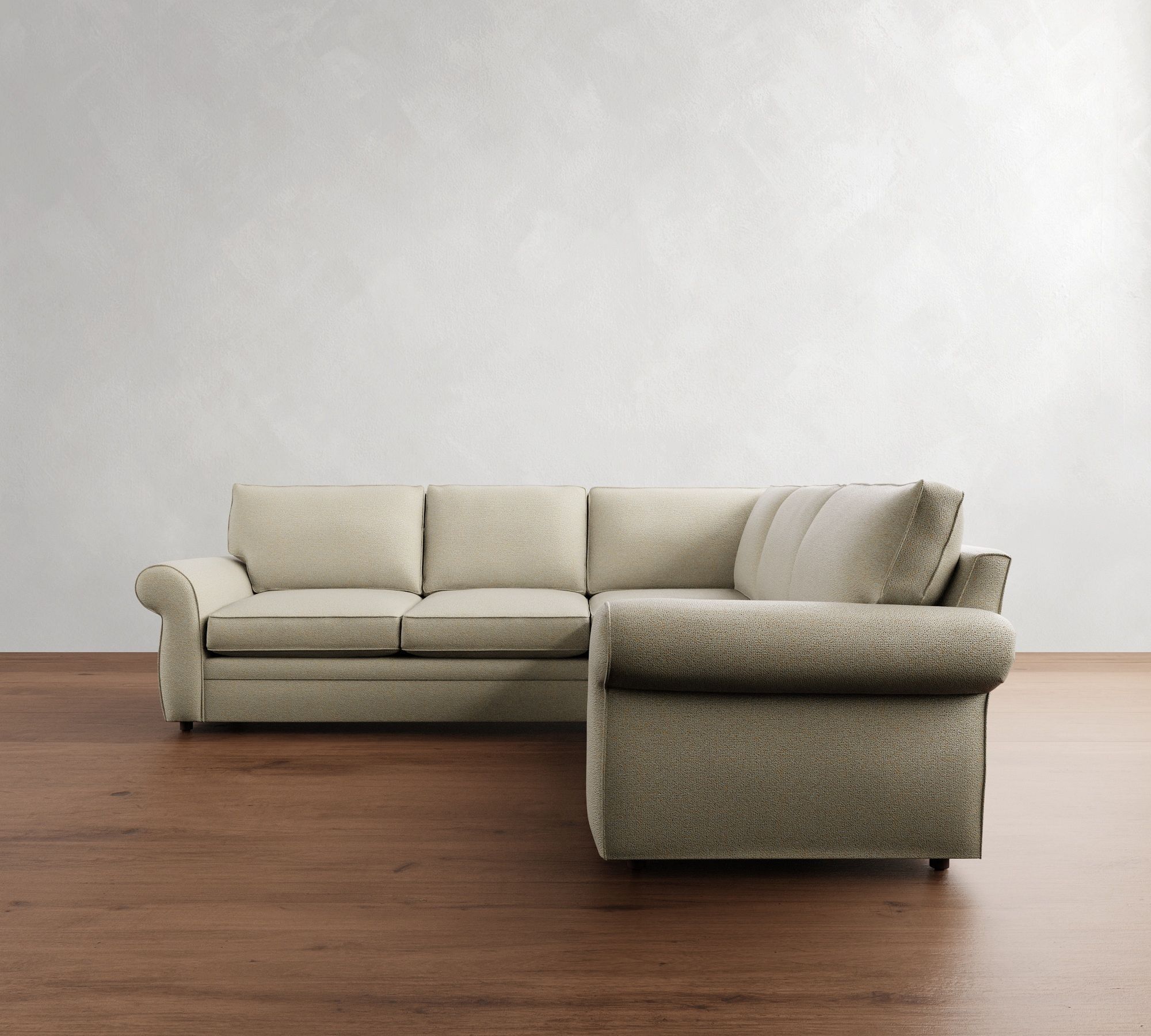 Pearce Roll Arm 2-Piece L-Shaped Sectional (112") thumbnail 2