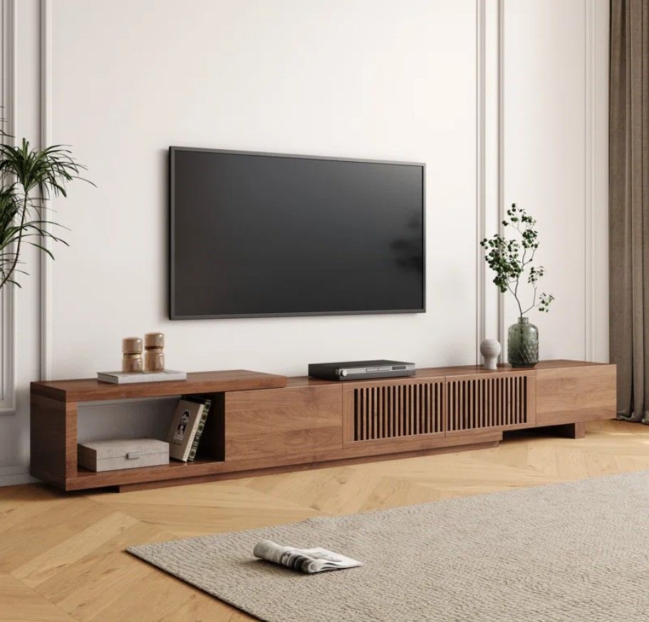 Aashu 103" Retracted Extendable TV Stand thumbnail 3