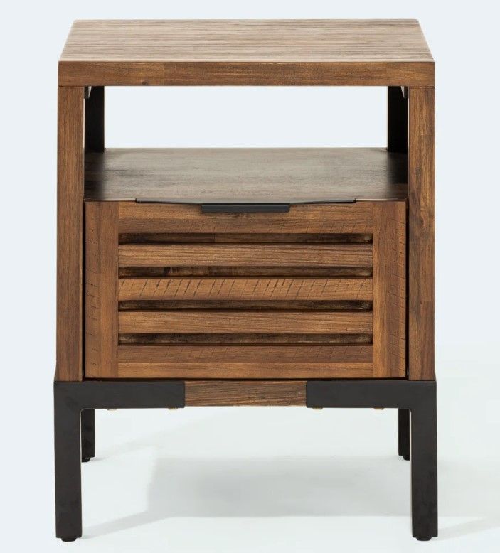 Miller Solid Wood Nightstand, Side Table thumbnail 2