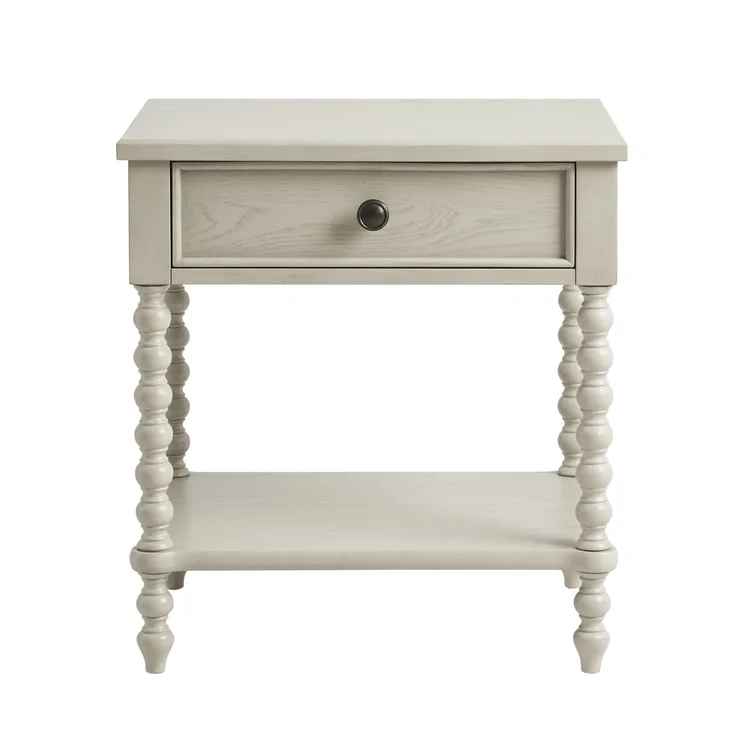 Beckett One Drawer Solid Wood Nightstand thumbnail 3