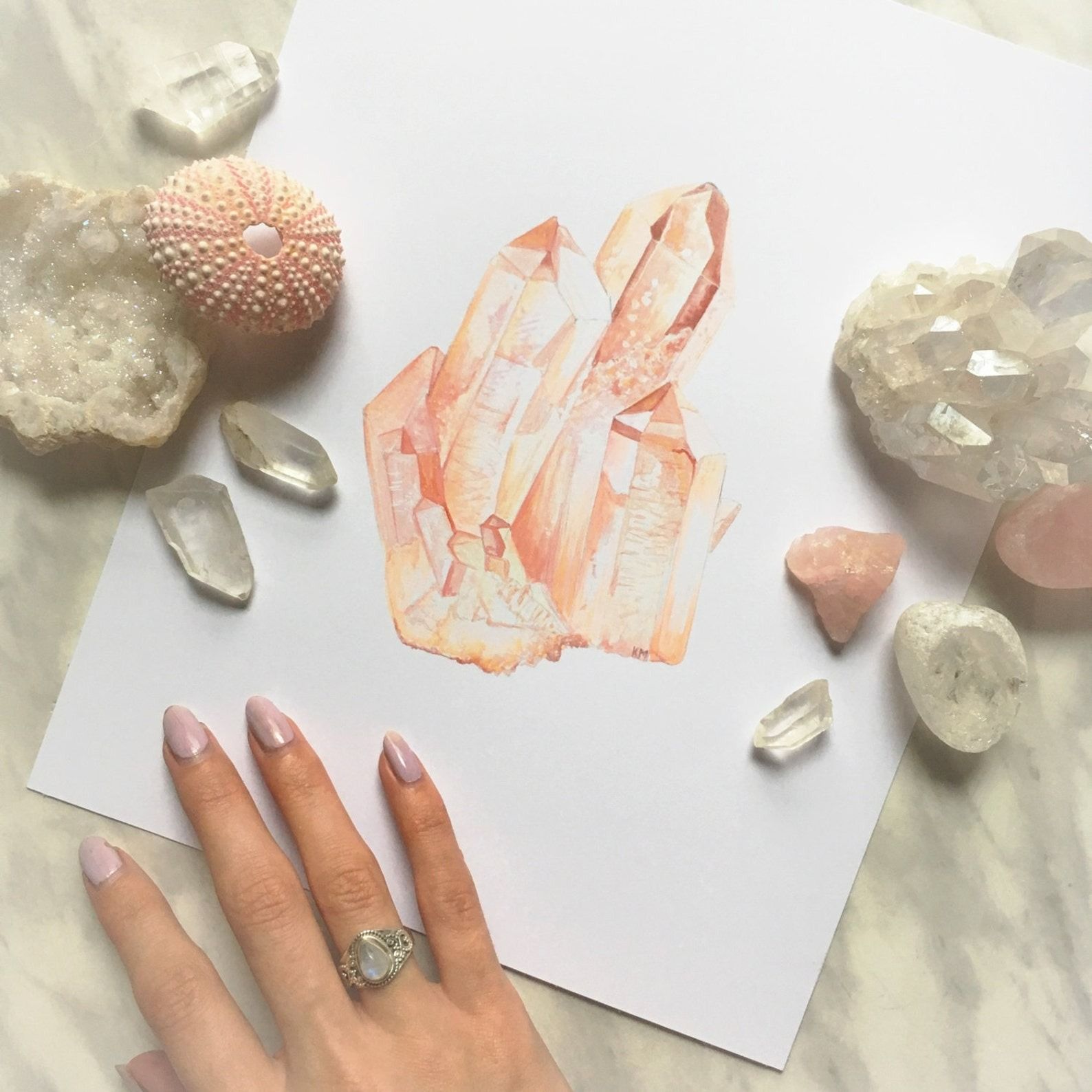 Crystal Art, Crystal Print, Gem Art-11"x14" thumbnail 2