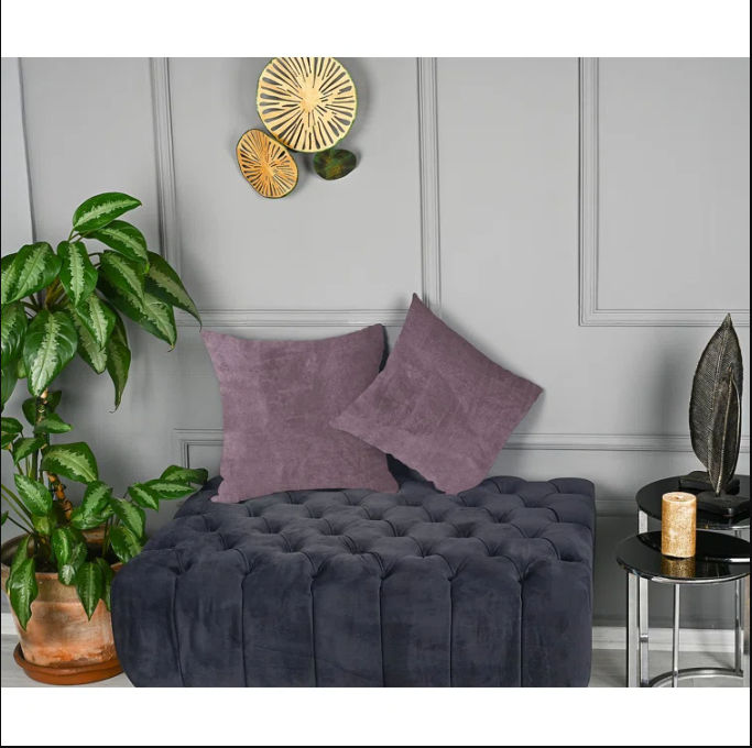 Velvet Throw Square Pillow Cover thumbnail 2