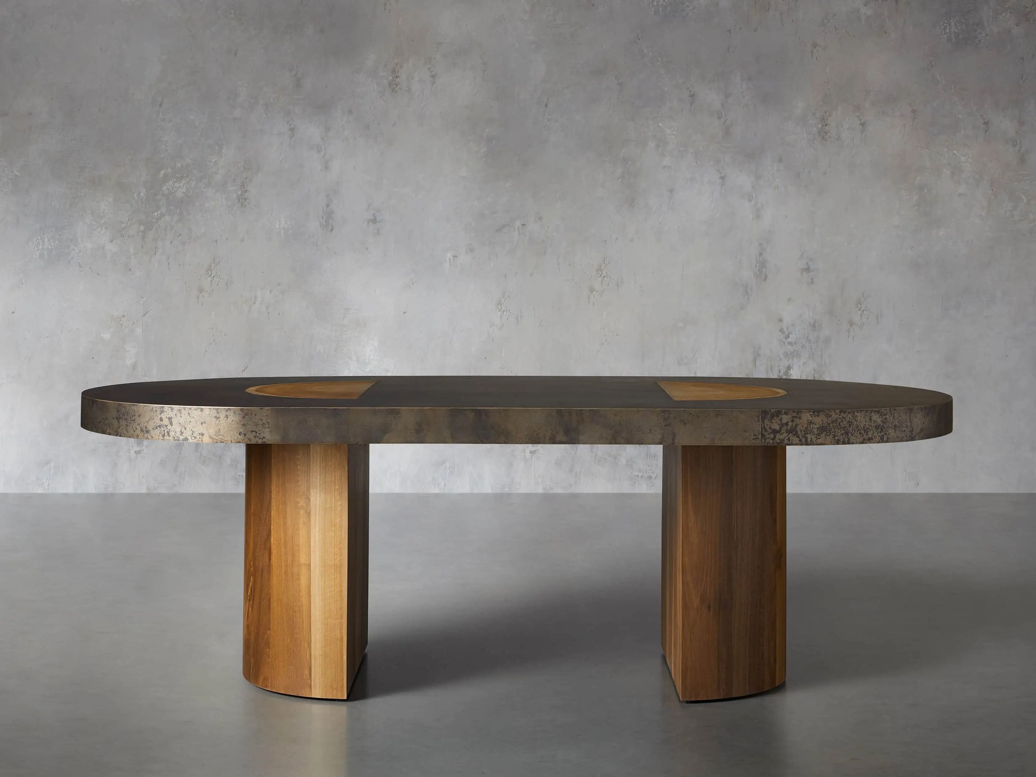 Acacius Oval Dining Table 96 thumbnail 3