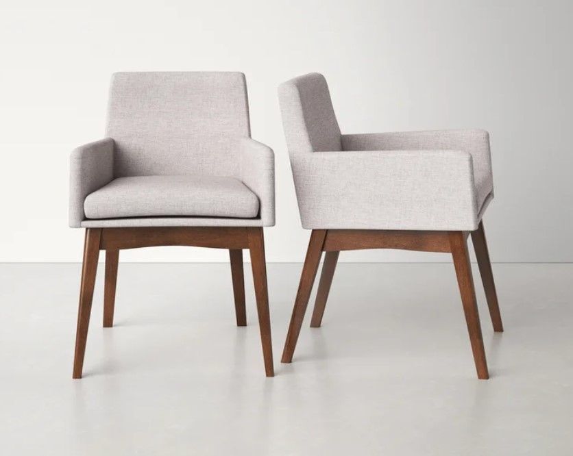 Flatiron Upholstered Armchair Set of 2 thumbnail 2