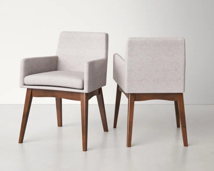 Flatiron Upholstered Armchair Set of 2 thumbnail 3