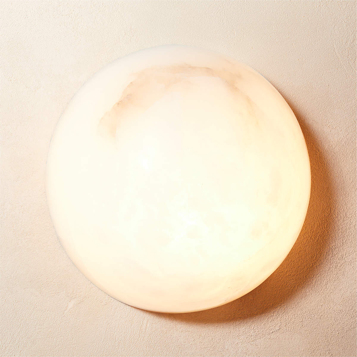 Ollina Indoor/Outdoor Alabaster Wall Sconce 6" thumbnail 3