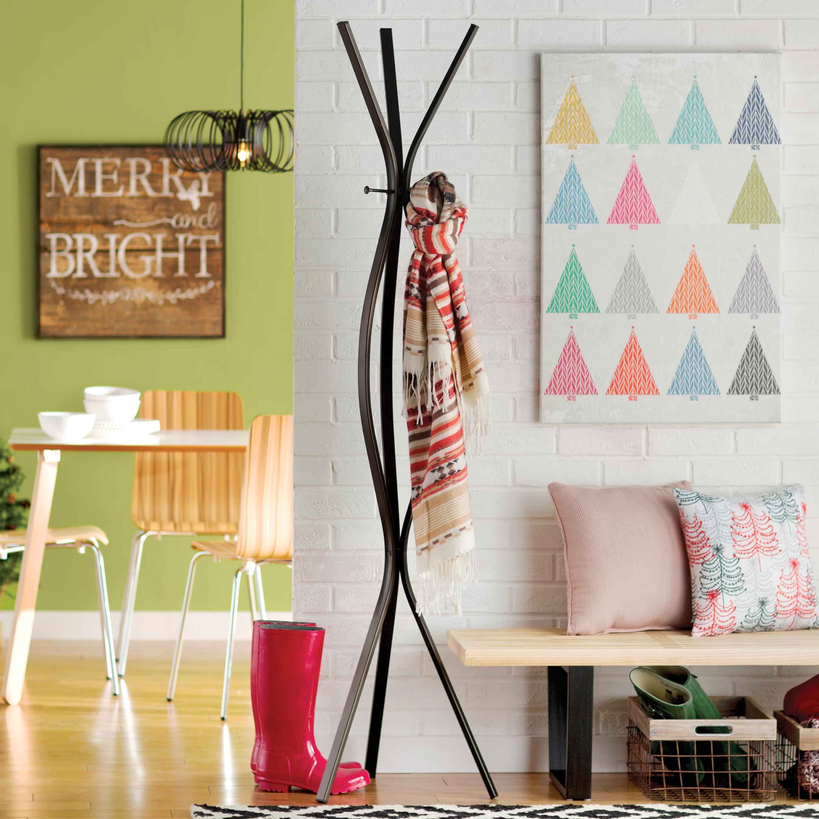 Carruth Steel Freestanding Coat Rack thumbnail 2