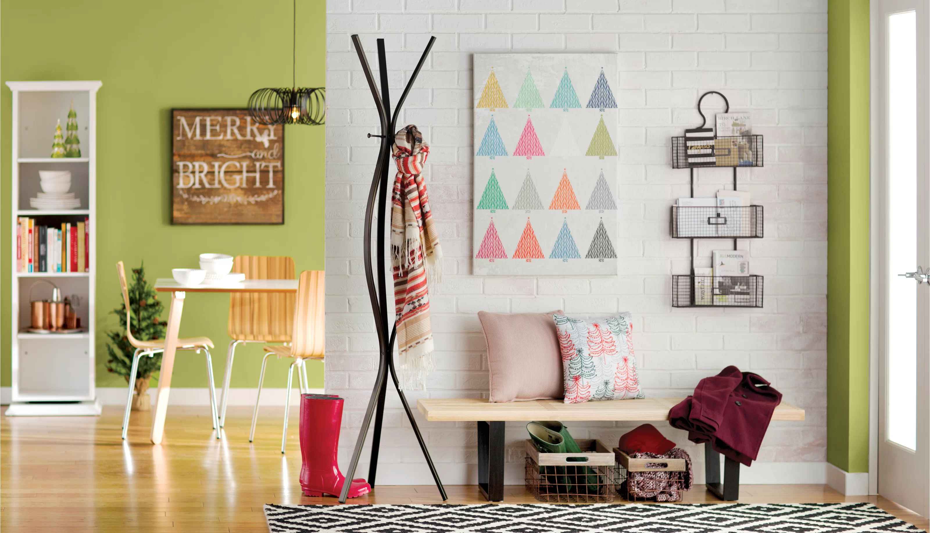 Carruth Steel Freestanding Coat Rack thumbnail 9