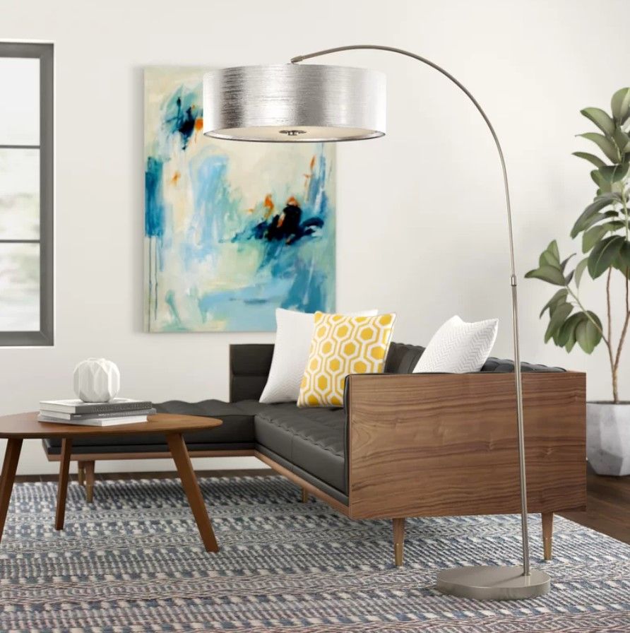 Telles 75'' Arched Floor Lamp thumbnail 2