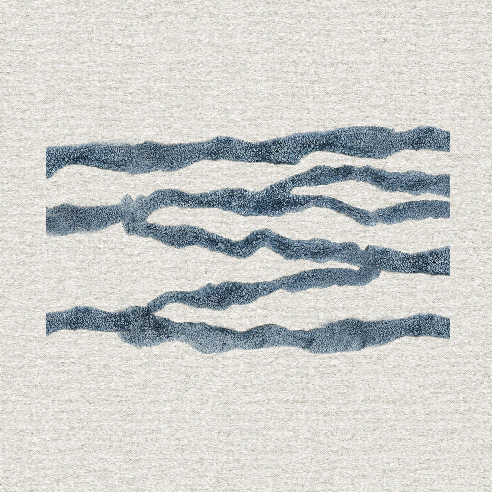 Passage Abstract Linen Throw Pillow thumbnail 2