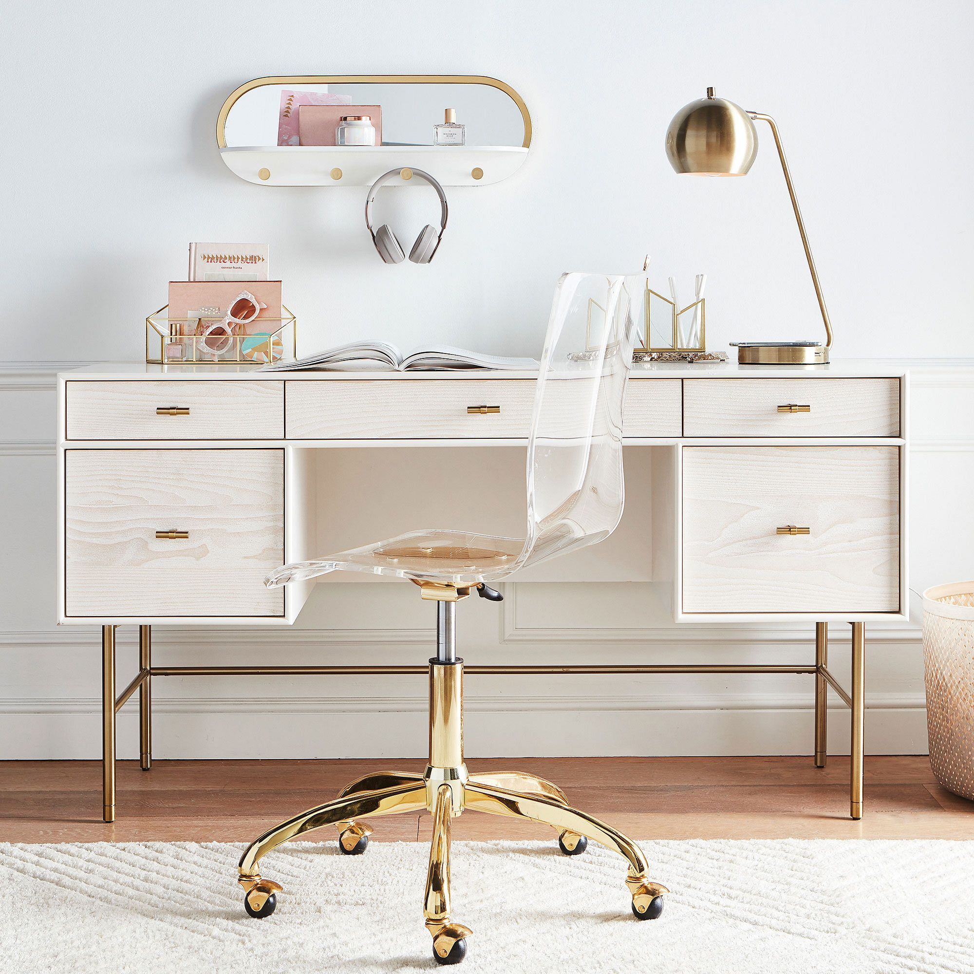 west elm x pbt Modernist Smart Storage Desk thumbnail 2