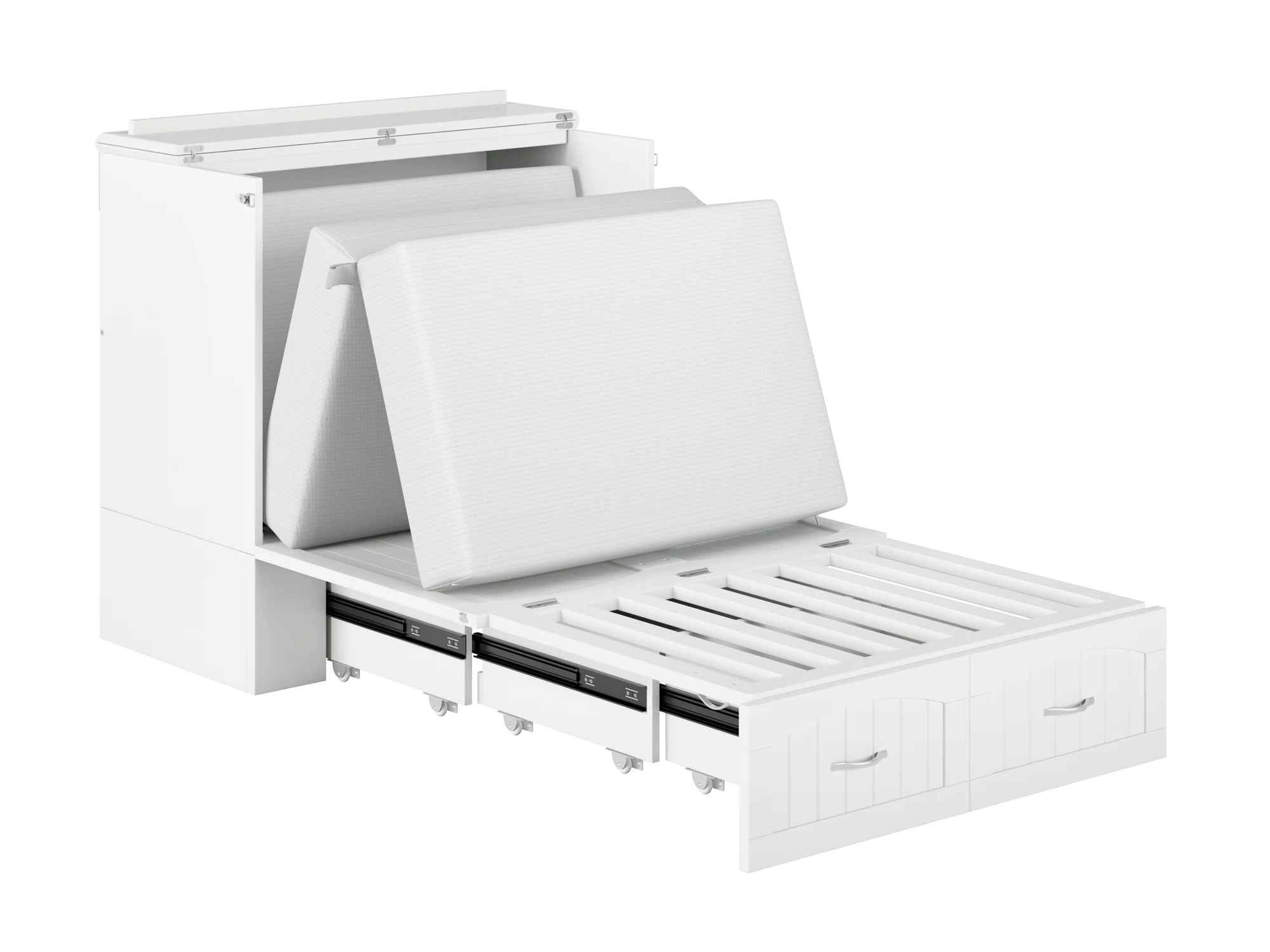Fabiano Storage Murphy Bed with Mattress Included thumbnail 3