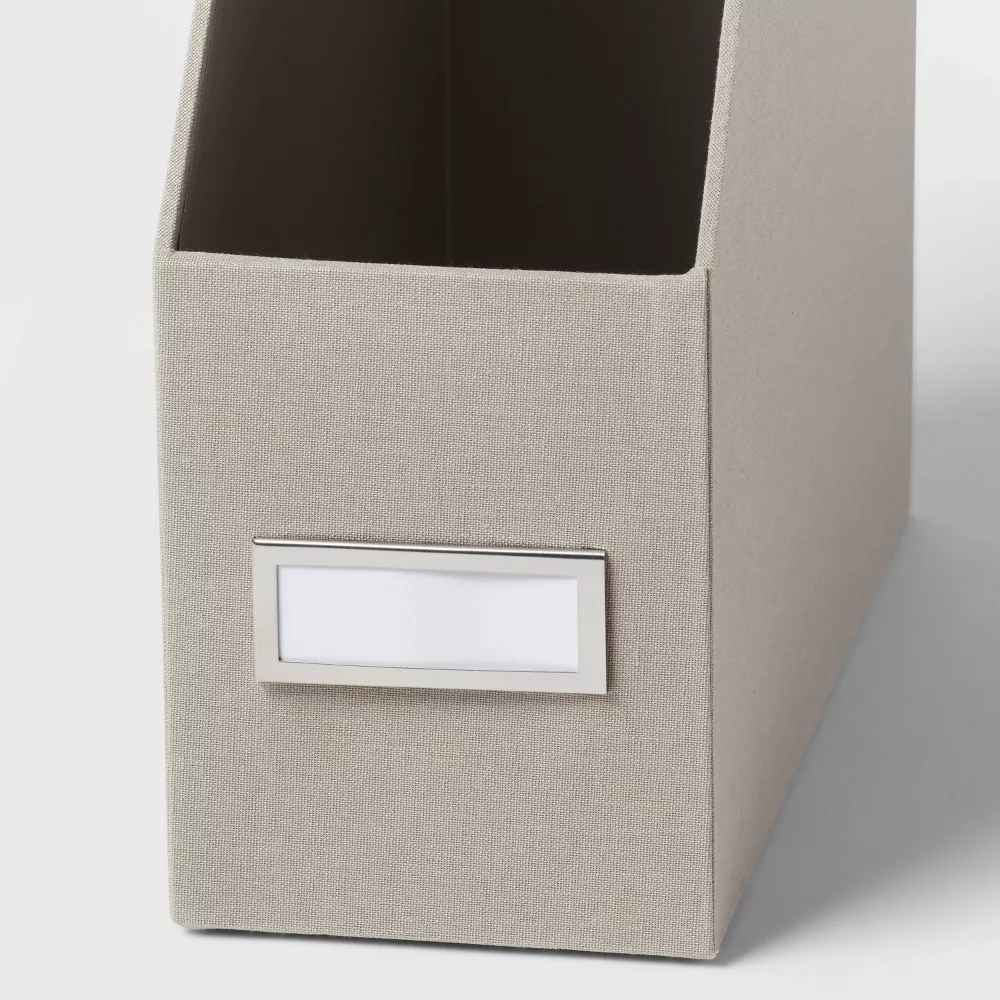 Canvas Magazine File Holder and Organizer thumbnail 3