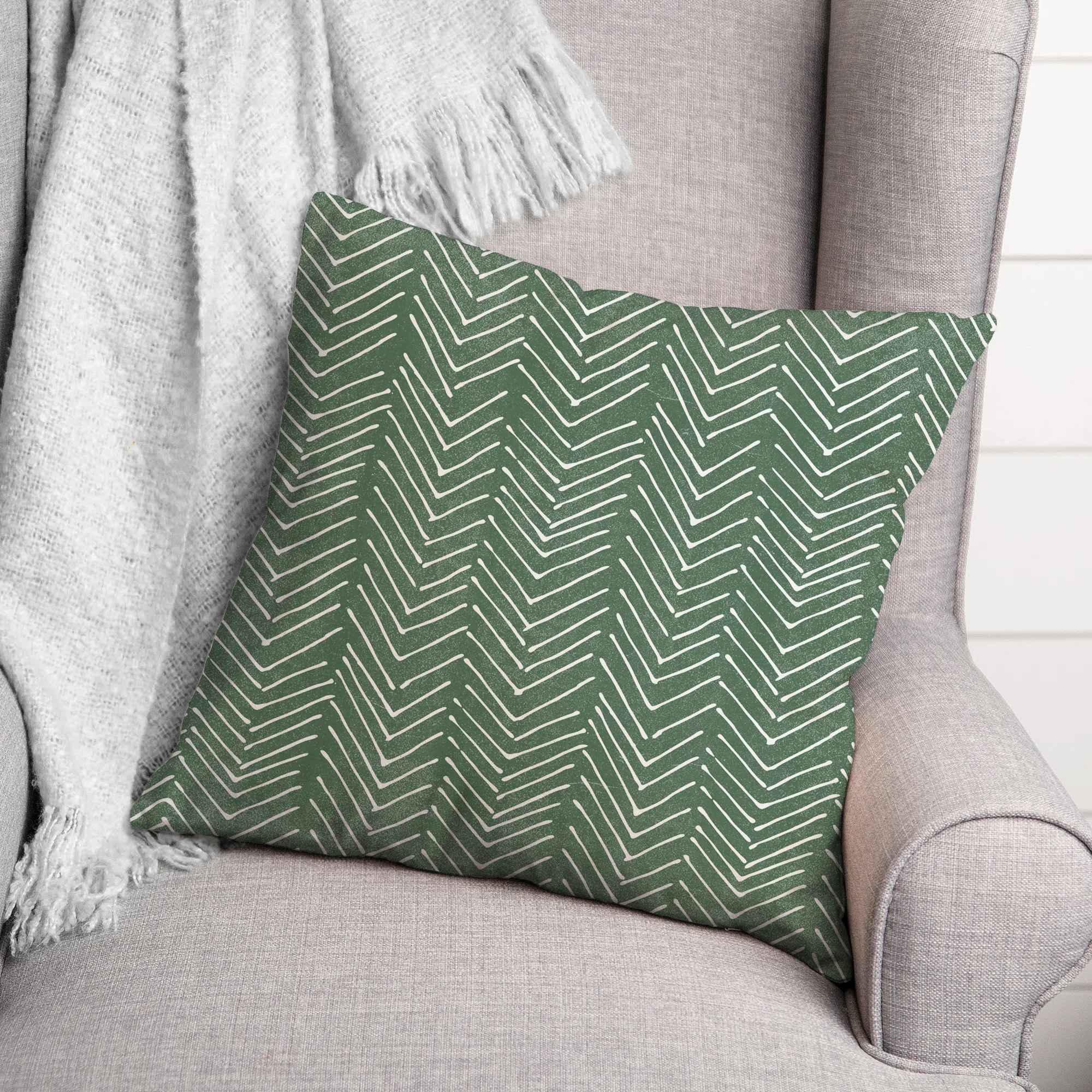 Deardra Throw Pillow-16"x16" thumbnail 2