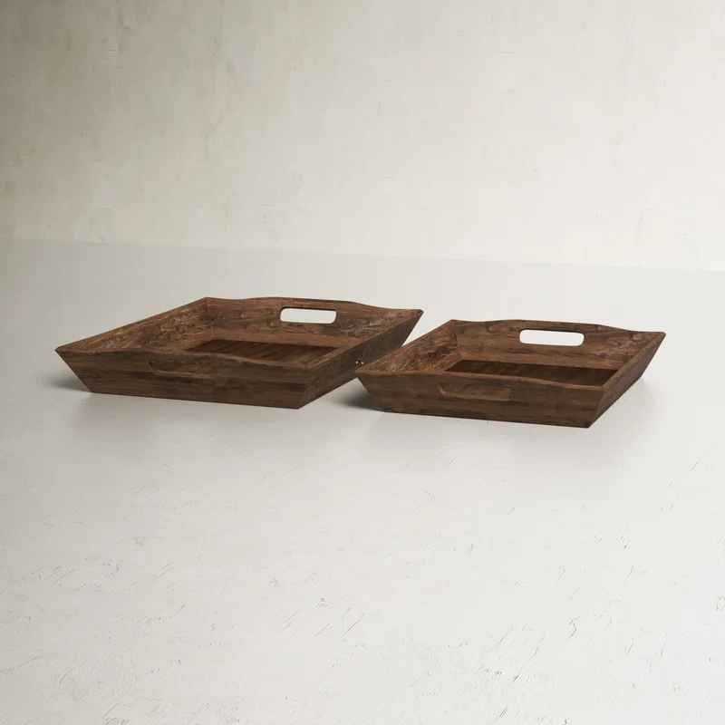 Dublin Solid Wood Tray-Set of 2 thumbnail 4
