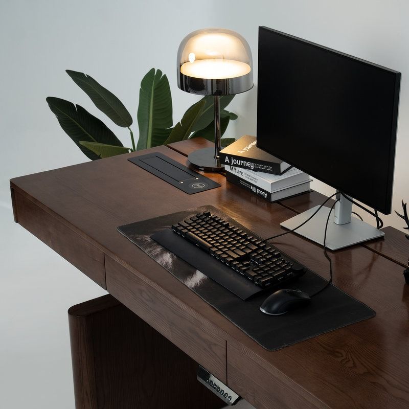 Kinnls Height Adjustable Rectangle Standing Desk thumbnail 3