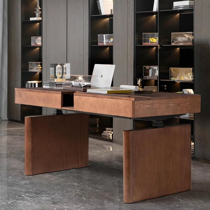 Kinnls Height Adjustable Rectangle Standing Desk thumbnail 7