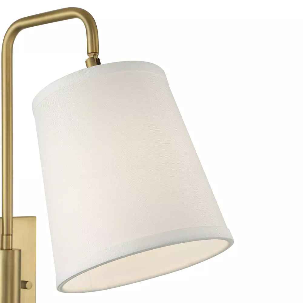 360 Lighting Luca Swing Arm Wall Lamps Set of 2 thumbnail 5