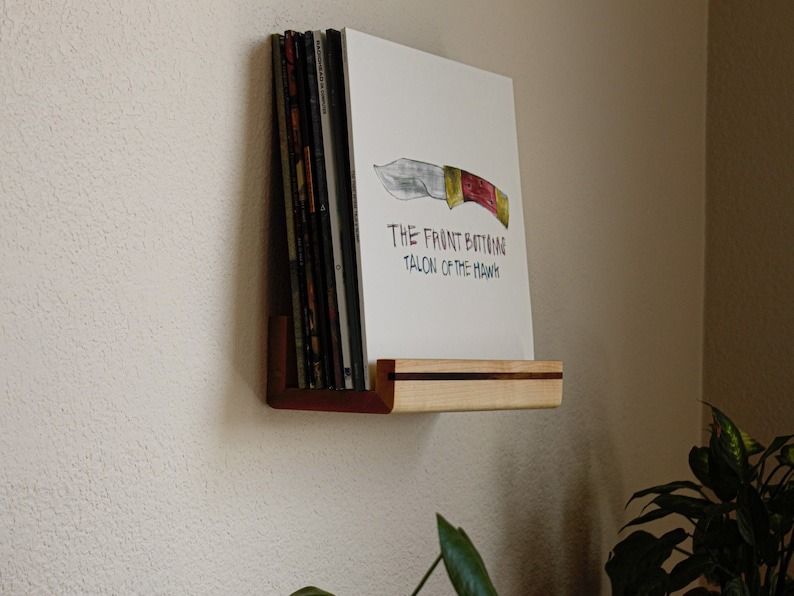 Handmade Wooden Shelves for Vinyl Record Display thumbnail 5