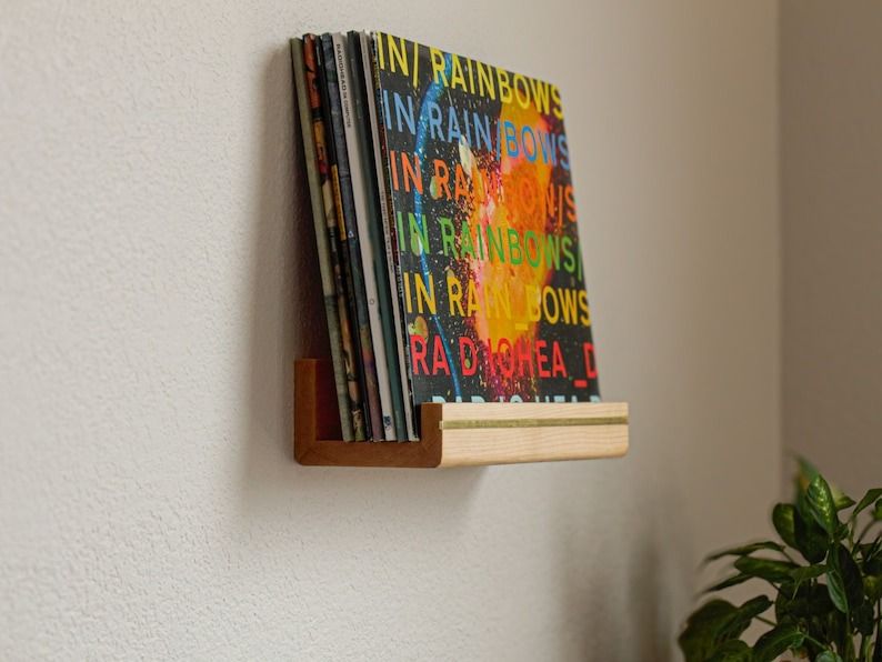 Handmade Wooden Shelves for Vinyl Record Display thumbnail 6