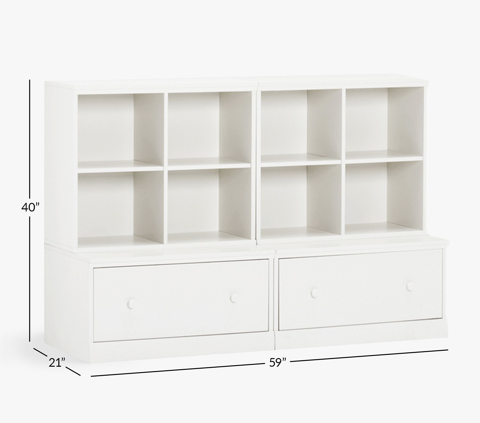 Cameron 2 x 2 Cubby Wall Storage System thumbnail 2