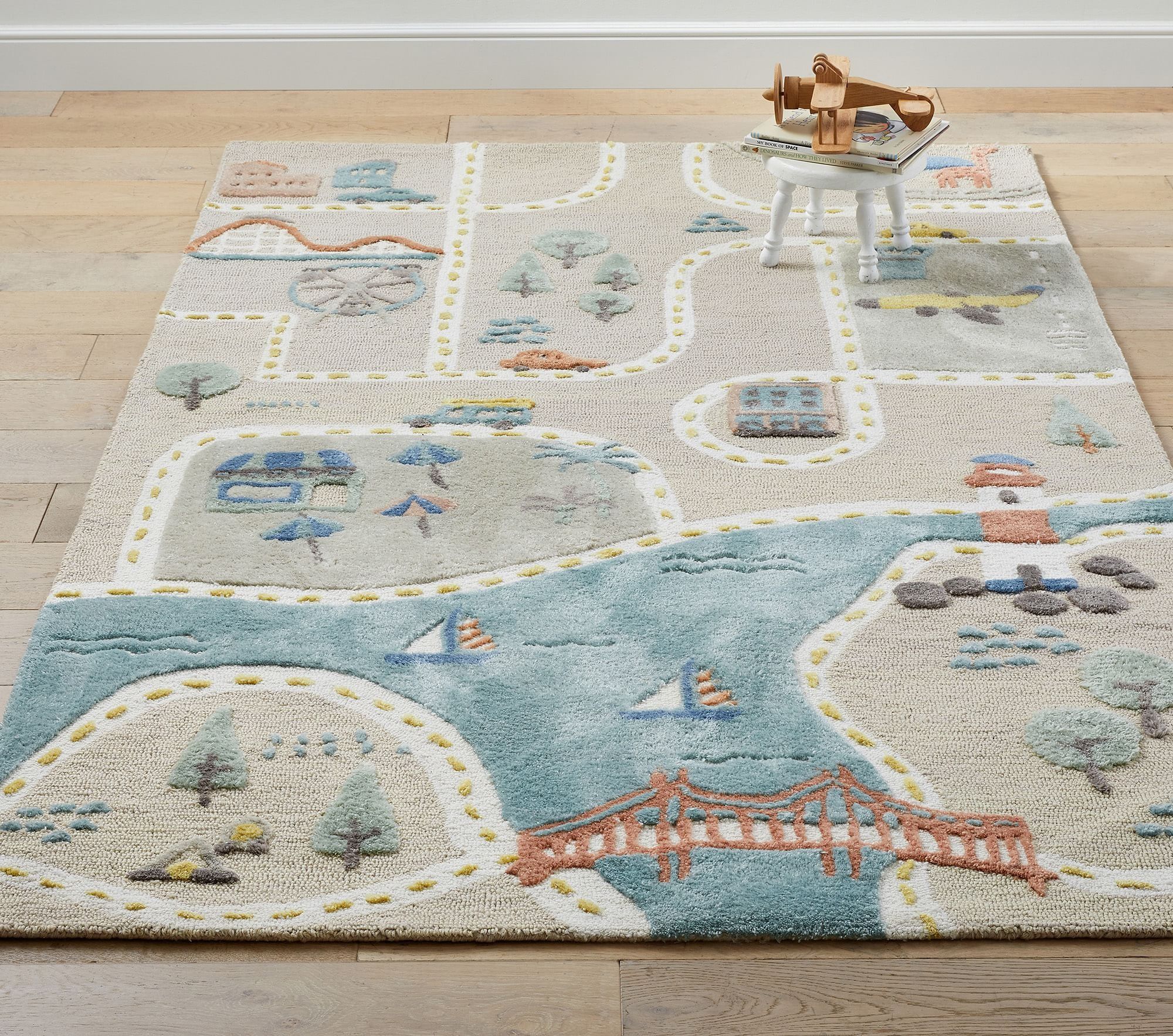 3-D Activity Town Play Rug thumbnail 6