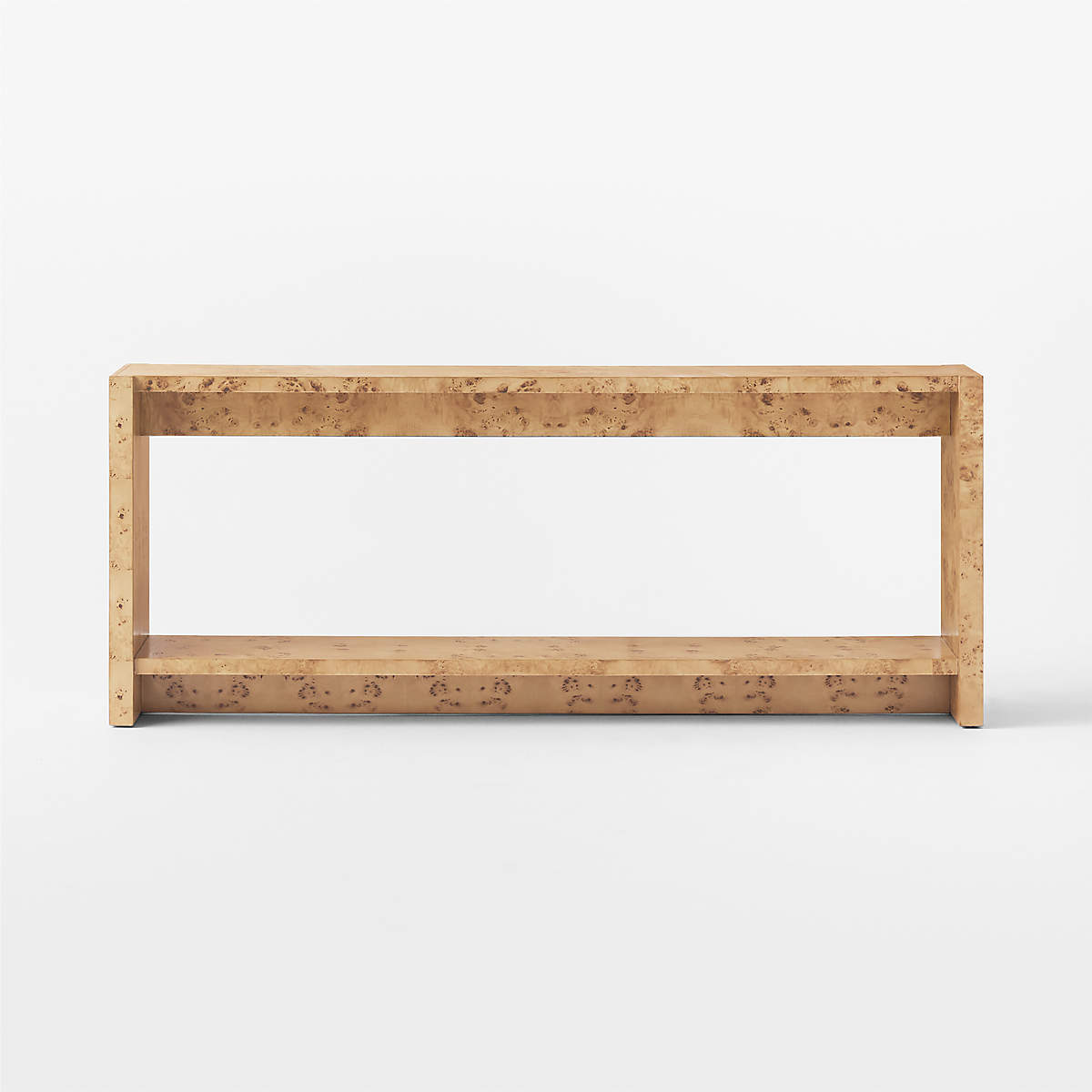 Niche 70 Neutral Burl Wood Console Table thumbnail 3