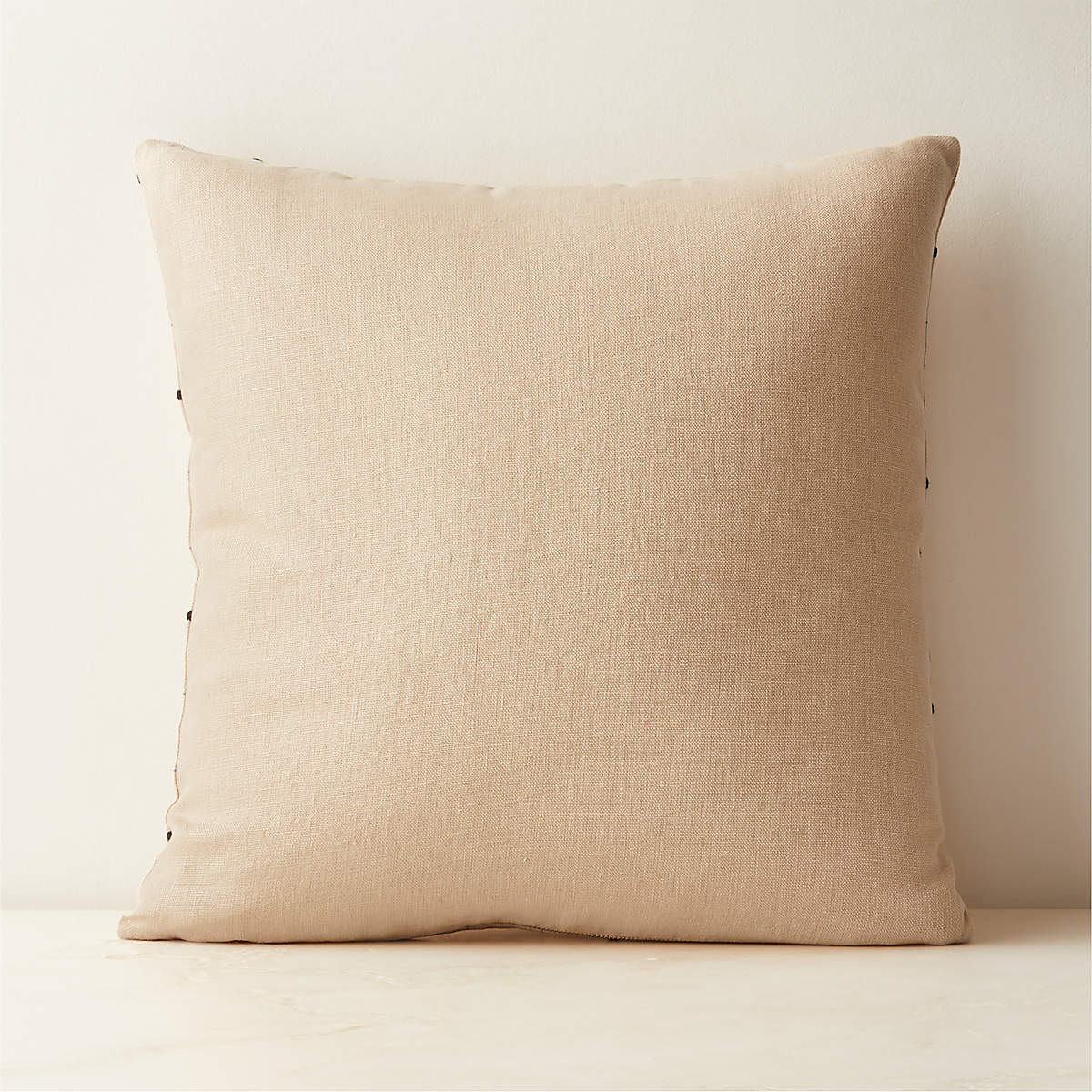 Symi Brown And Smoked Lavender Throw Pillow thumbnail 2