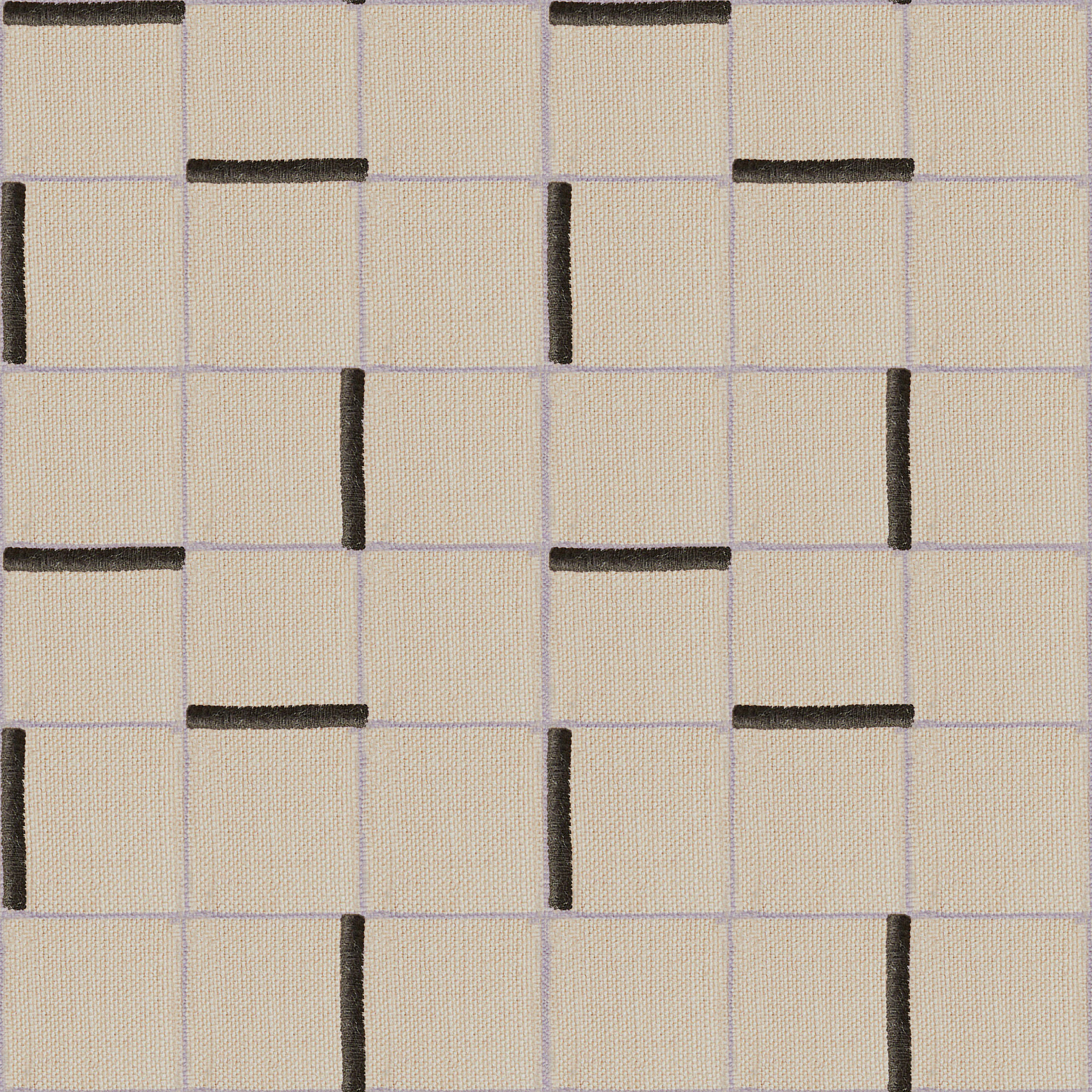 Symi Brown And Smoked Lavender Throw Pillow thumbnail 3