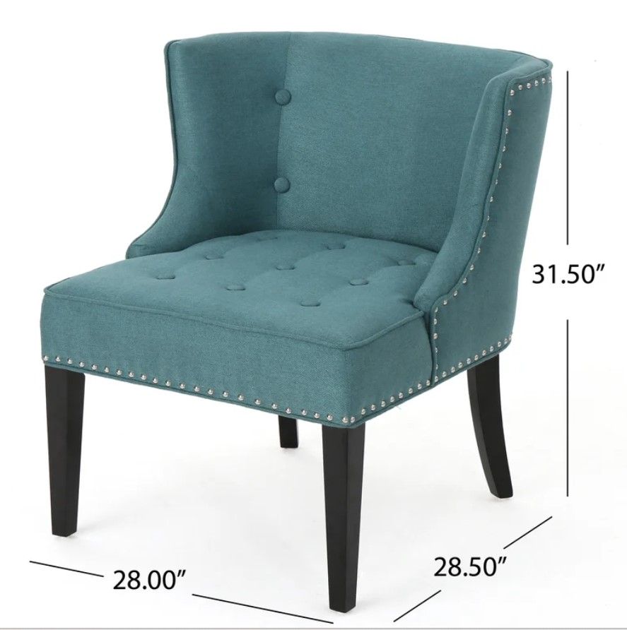Staas Upholstered Wingback Chair thumbnail 3