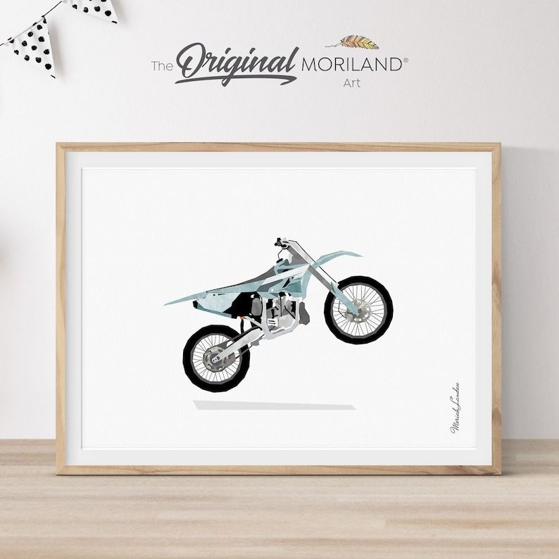 Pale Blue Vehicle Art Prints - Printable Set of 6 thumbnail 5