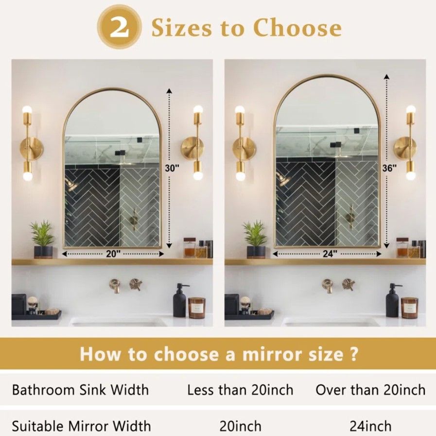 Nicolina Aluminum Wall Mirror 36x24 thumbnail 3