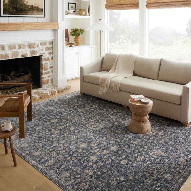 Sorrento Oriental Machine Made Power Loom Polyester Area Rug-9'6"x13'1" thumbnail 2