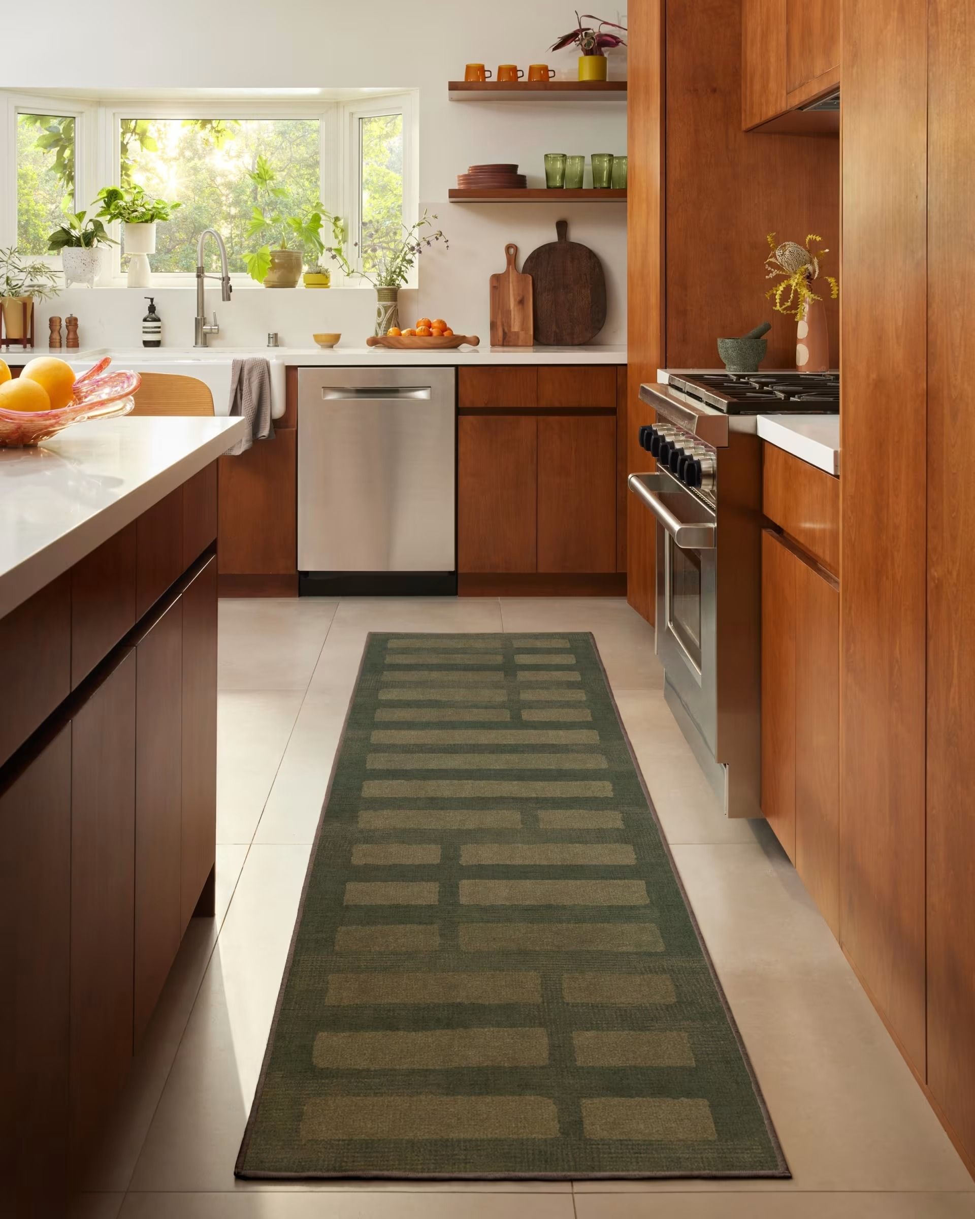 Laine Olive Green Rug 8' x 10' thumbnail 3
